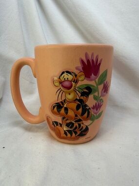 Disney Store Coffee Mug Winnie the Pooh Tigger Floral
